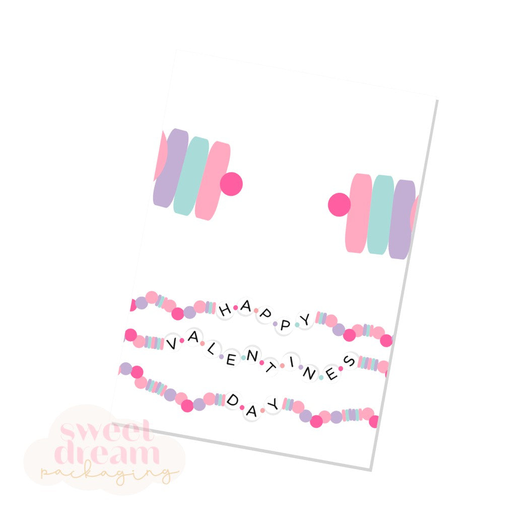 friendship bracelet cookie card - digital download