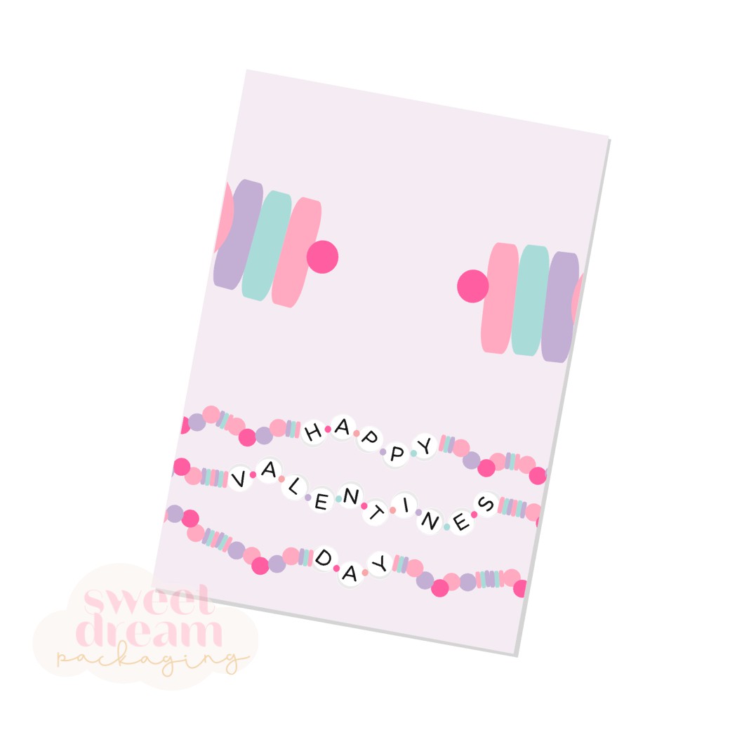 friendship bracelet cookie card - digital download