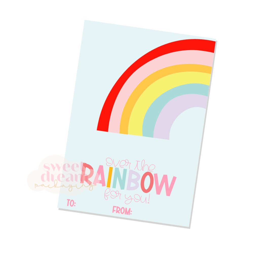 over the rainbow for you cookie card - digital download