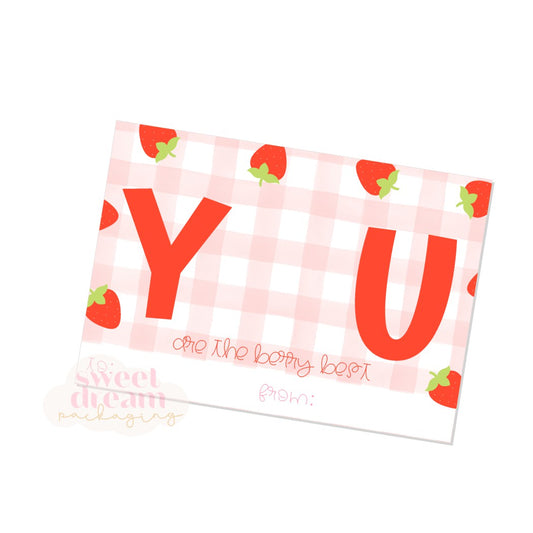 you are the berry best cookie card - digital download