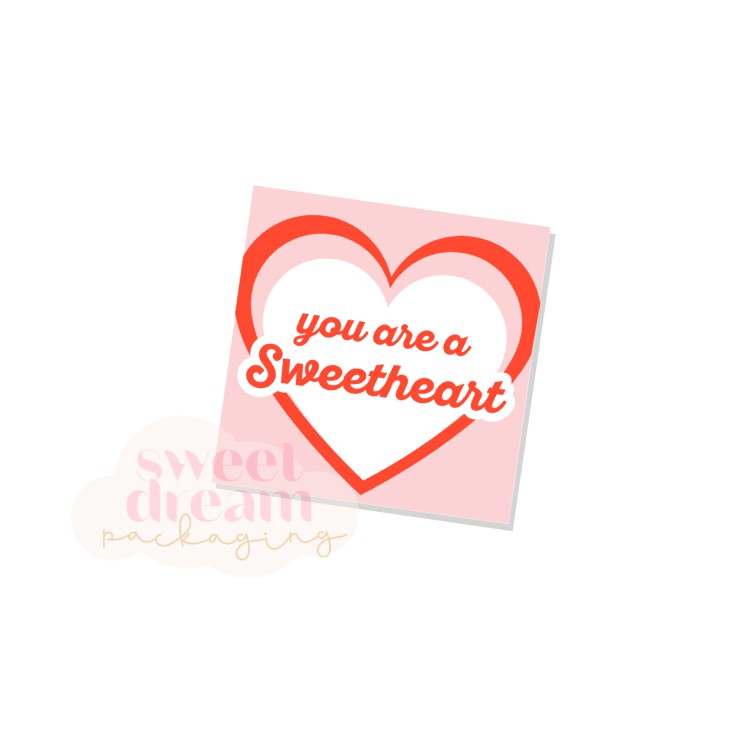 you are a sweetheart tag - digital download
