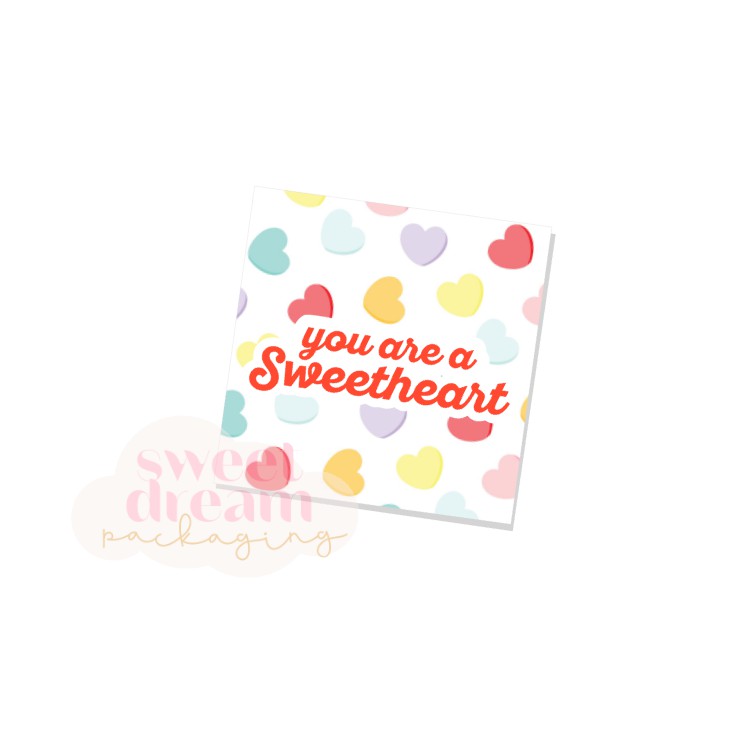 you are a sweetheart tag - digital download