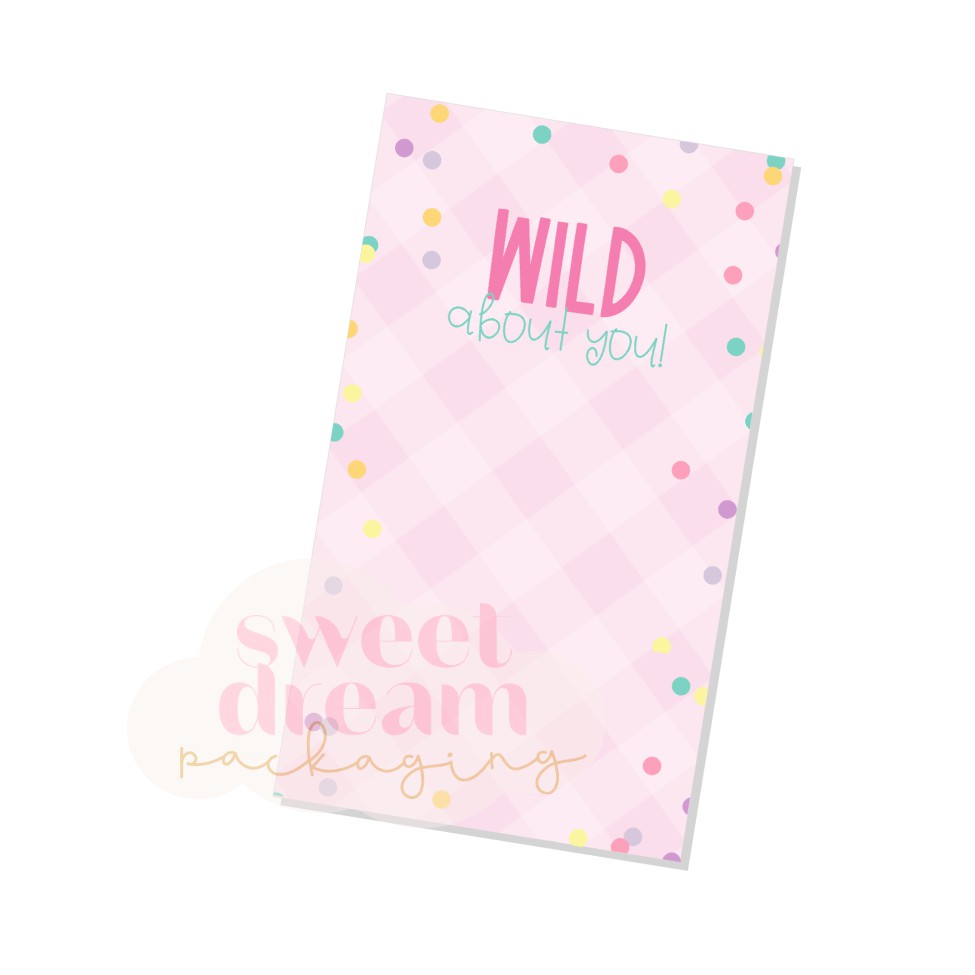 wild about you skinny cookie card - digital download