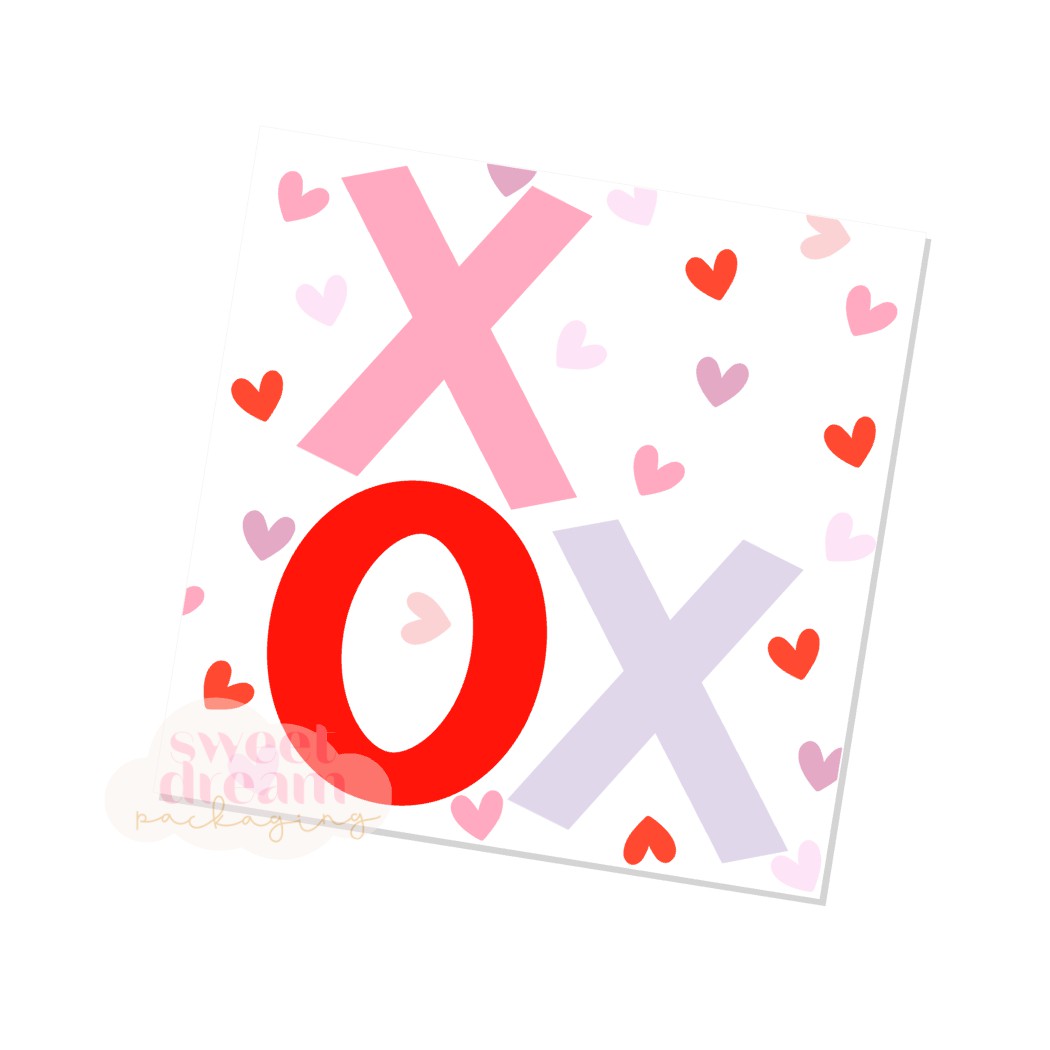 xoxo 4.5x4.5" box backer - digital download