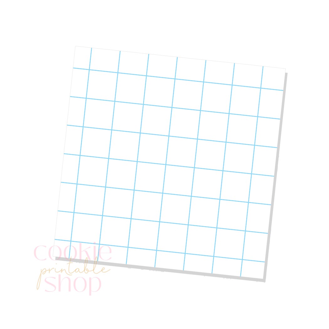 graph paper box backers for multiple sizes - digital download