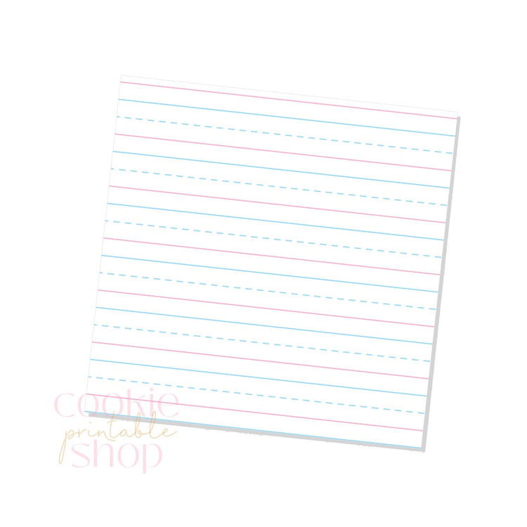 lined paper box backers for multiple sizes - digital download