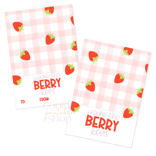 you're the berry best cookie card - digital download