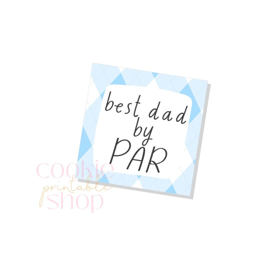 best dad by par tag - digital download