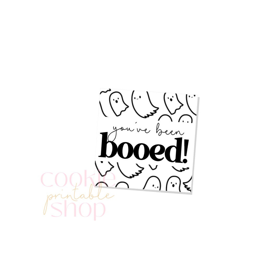 you've been booed tag - digital download