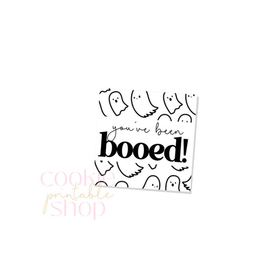 you've been booed tag - digital download