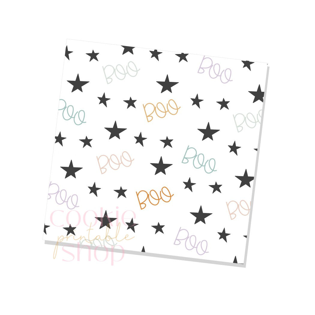 boo stars backers - digital download – Sweet Dream Packaging LLC