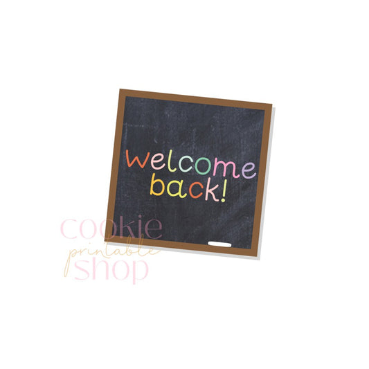 welcome back to school tag - digital download