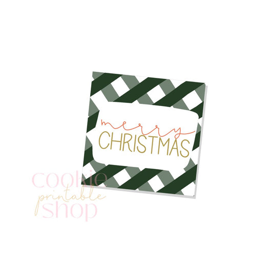 merry christmas tag - digital download