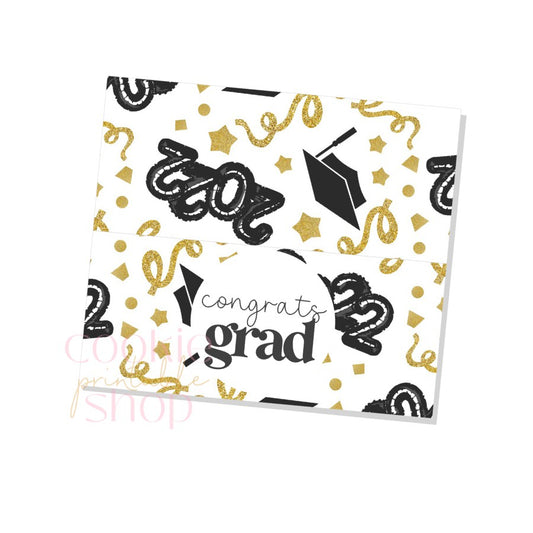 congrats grad bag topper - digital download