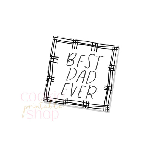 best dad ever tag - digital download