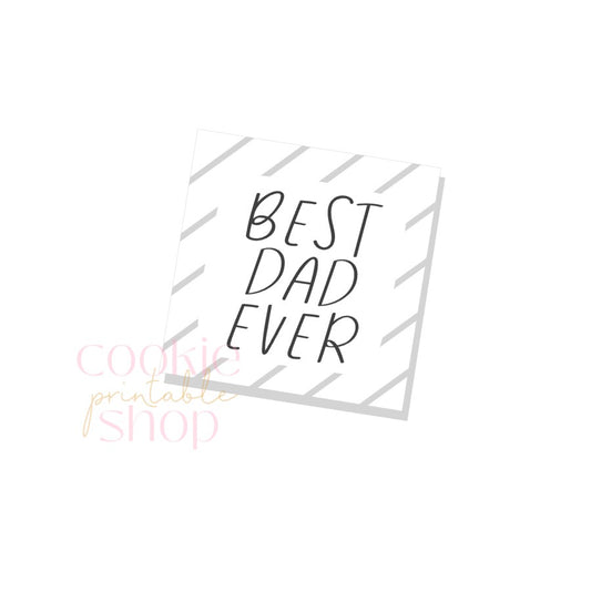 best dad ever tag - digital download