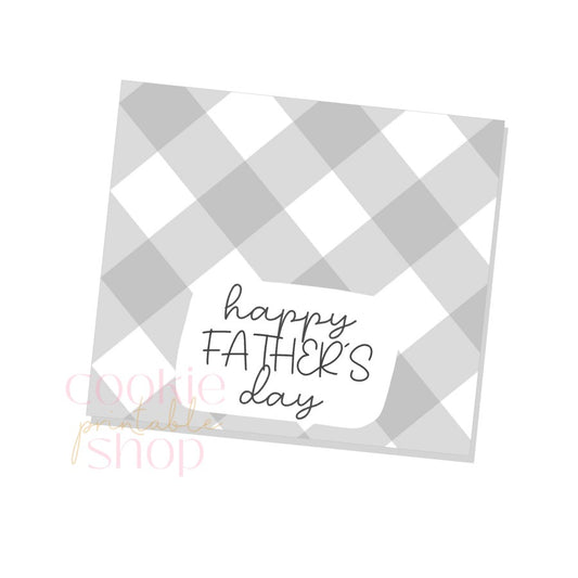 happy father's day bag topper - digital download