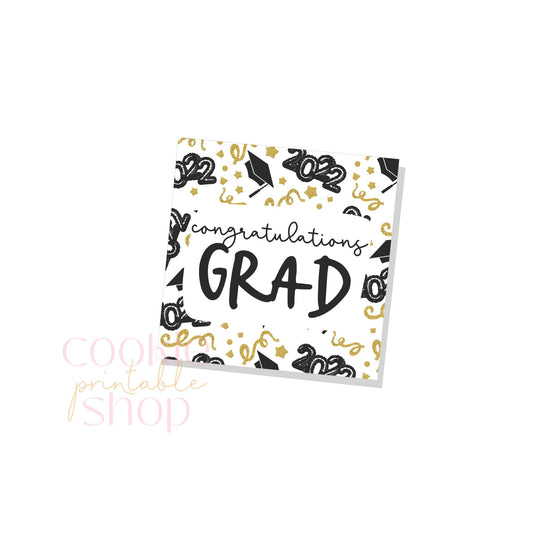 congratulations grad tag - digital download