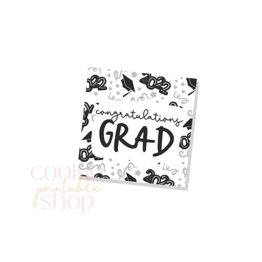 congratulations grad tag - digital download