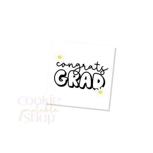 congrats grad tag- digital download