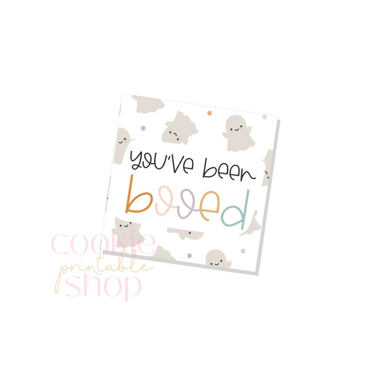 you've been booed tag - digital download