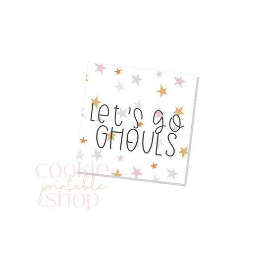 let's go ghouls tag- digital download