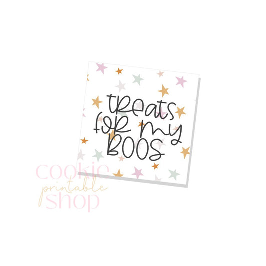 treats for my boos tag- digital download