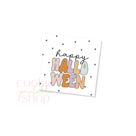 happy halloween tag - digital download