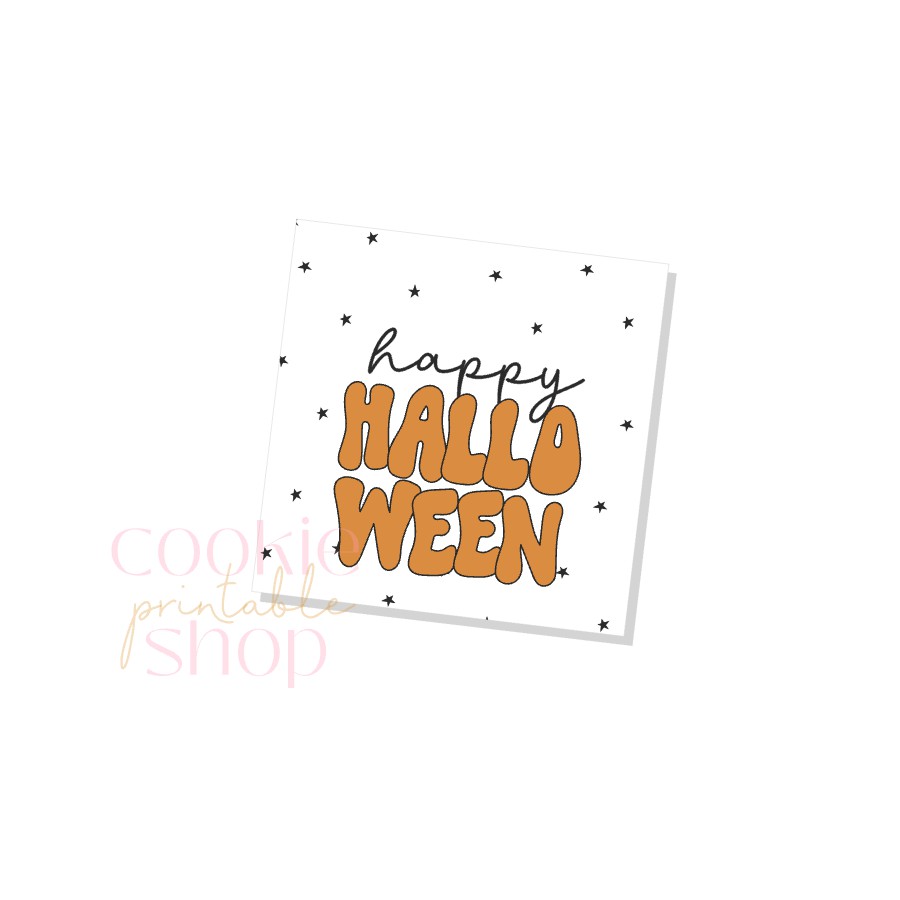 happy halloween tag - digital download