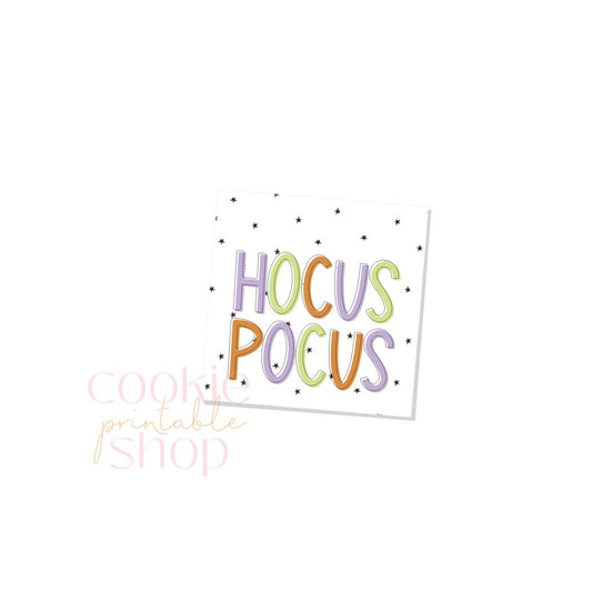 hocus pocus tag - digital download