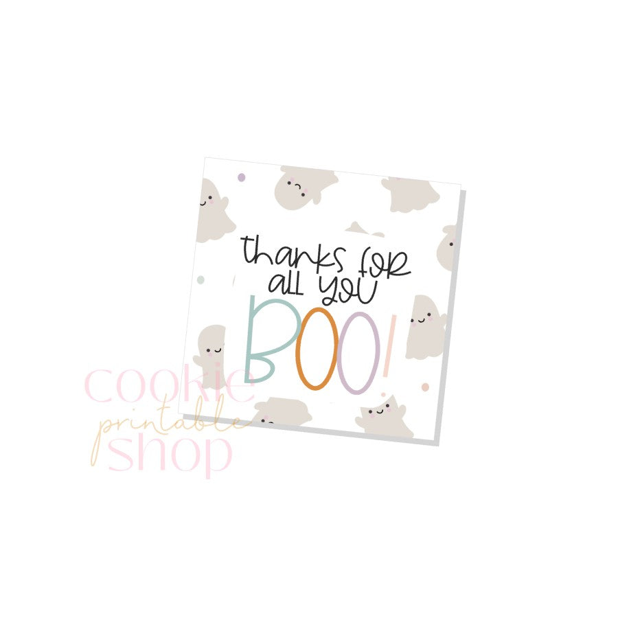 thanks for all you boo tag- digital download
