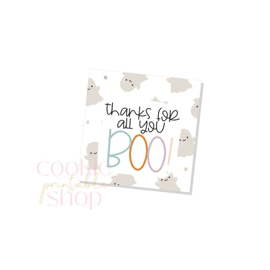 thanks for all you boo tag- digital download