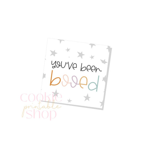 you've been booed tag- digital download