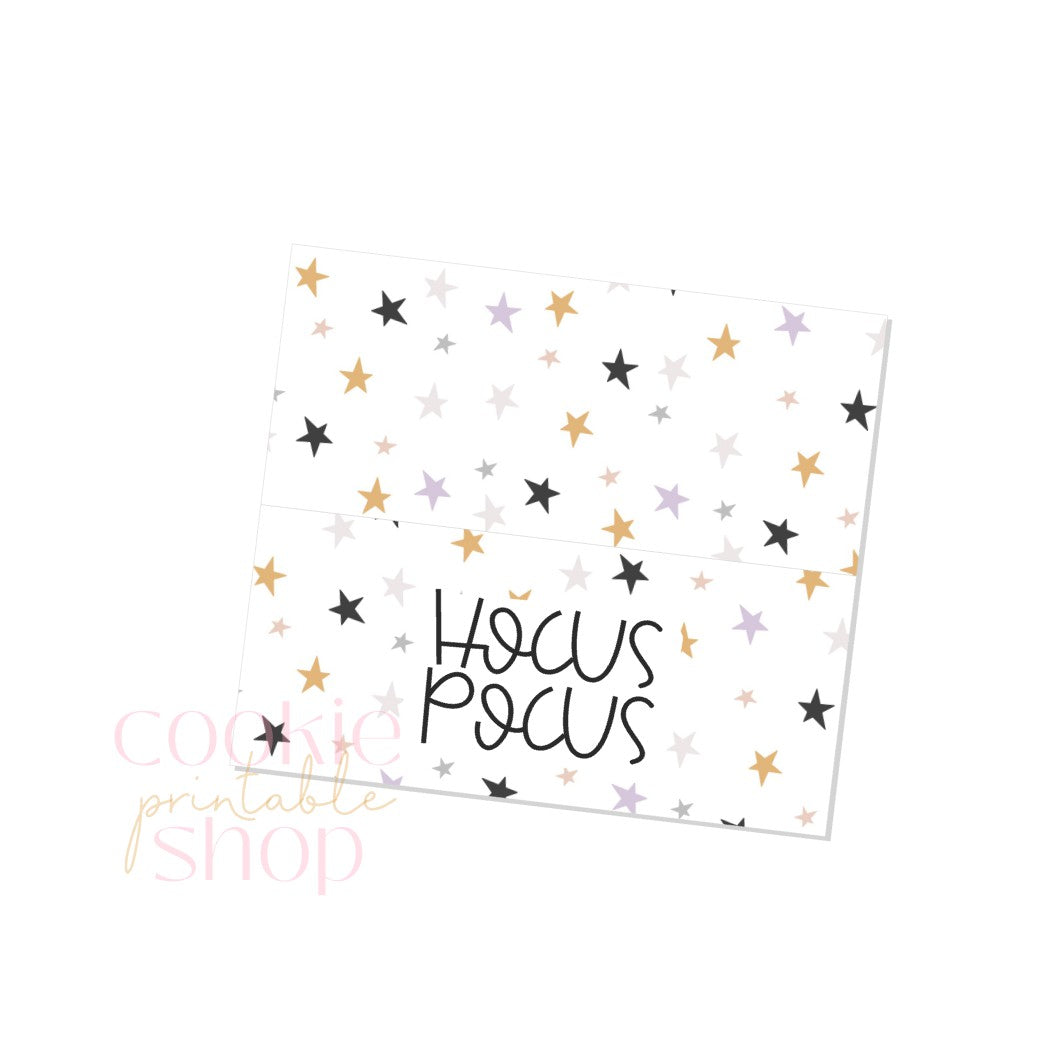 hocus pocus bag topper - digital download