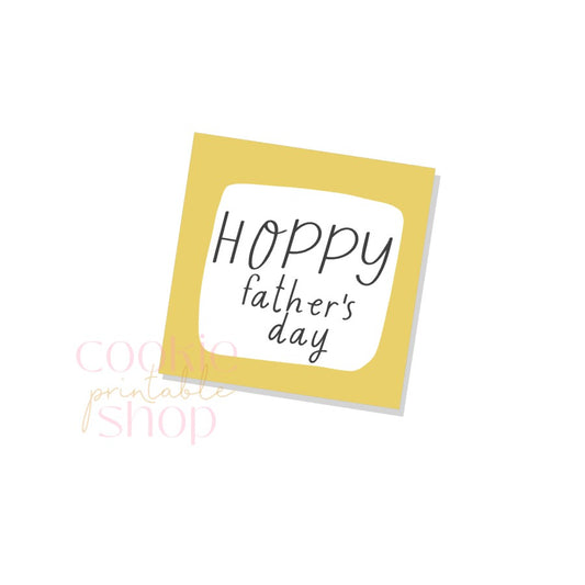 hoppy father's day tag - digital download