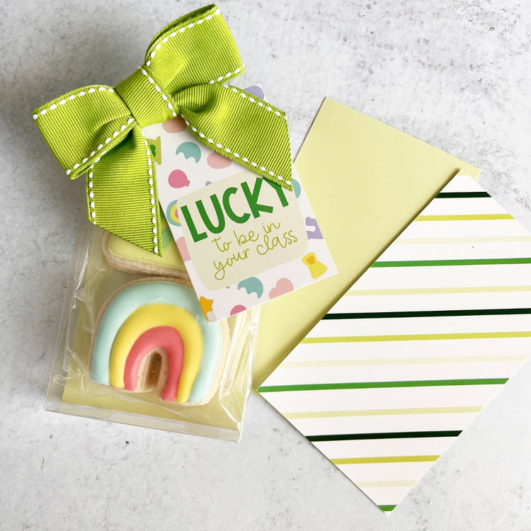 light green and green stripes double sided box backers  - pack of 25
