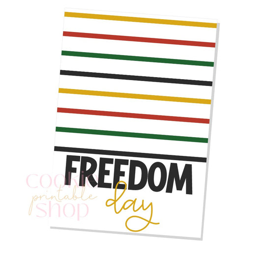 juneteenth cookie card - digital download