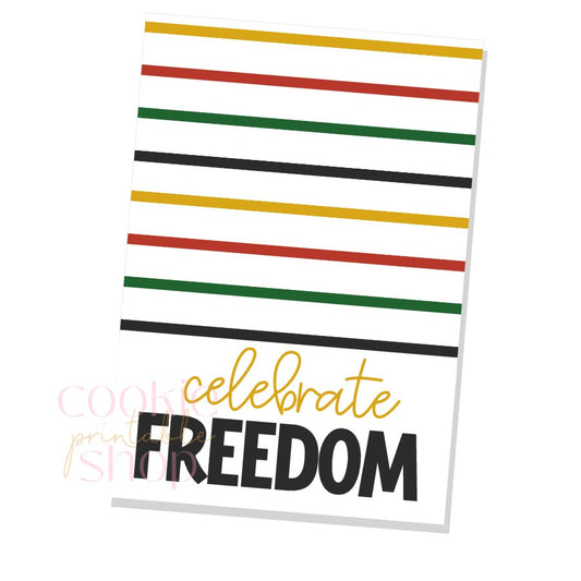 juneteenth cookie card - digital download