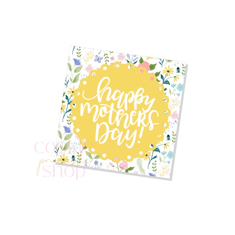 happy mother's day tag - digital download