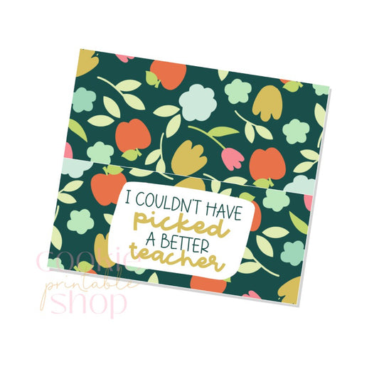 I couldn't have picked a better teacher bag topper - digital download