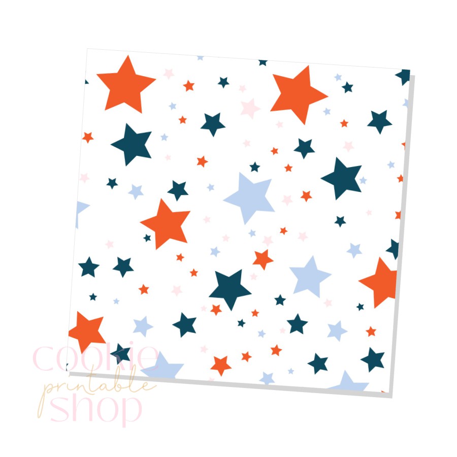 patriotic stars box backers - digital download