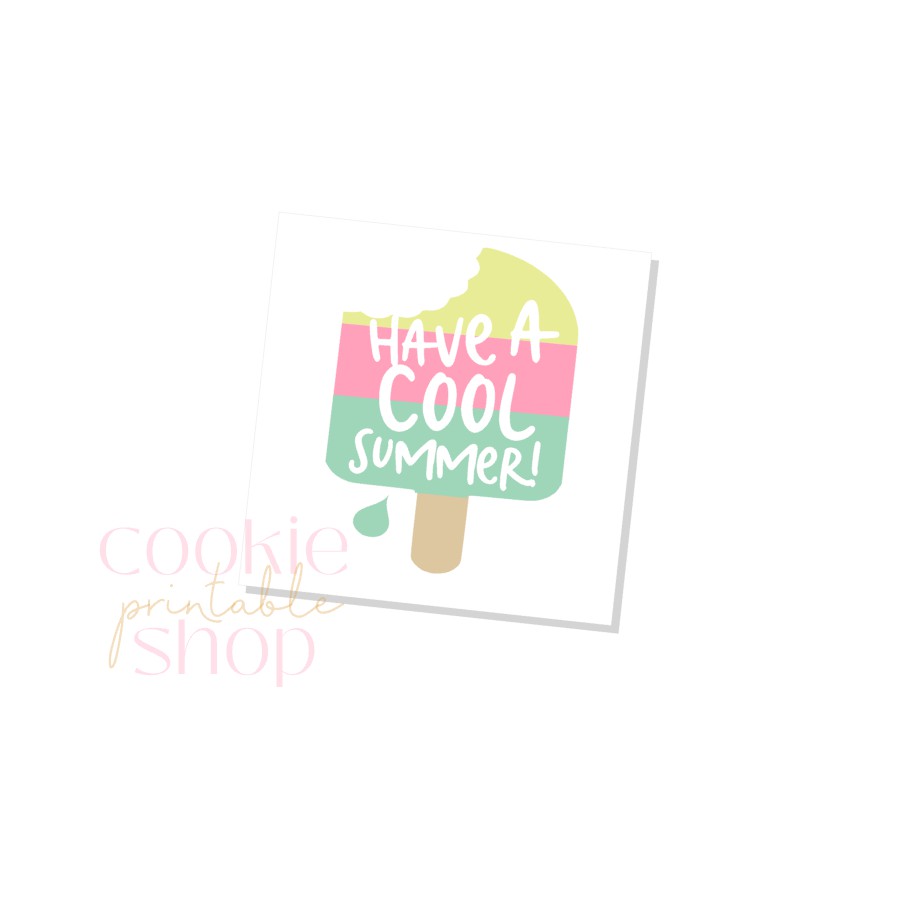 have a cool summer tag - digital download