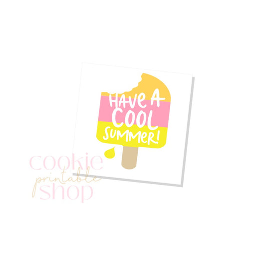 have a cool summer tag - digital download