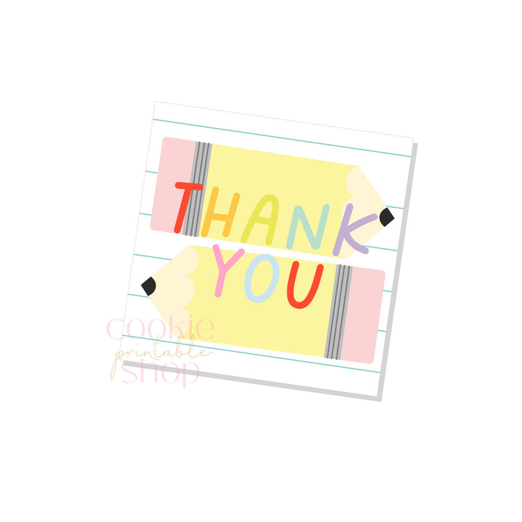 thank you tag - digital download
