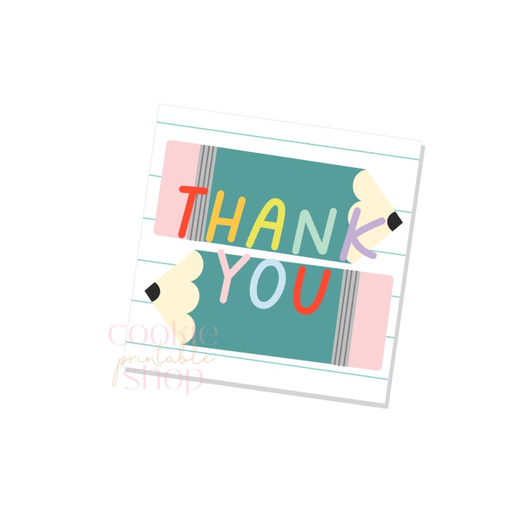 thank you tag - digital download