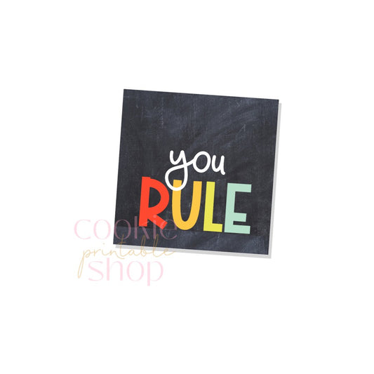 you rule tag - digital download