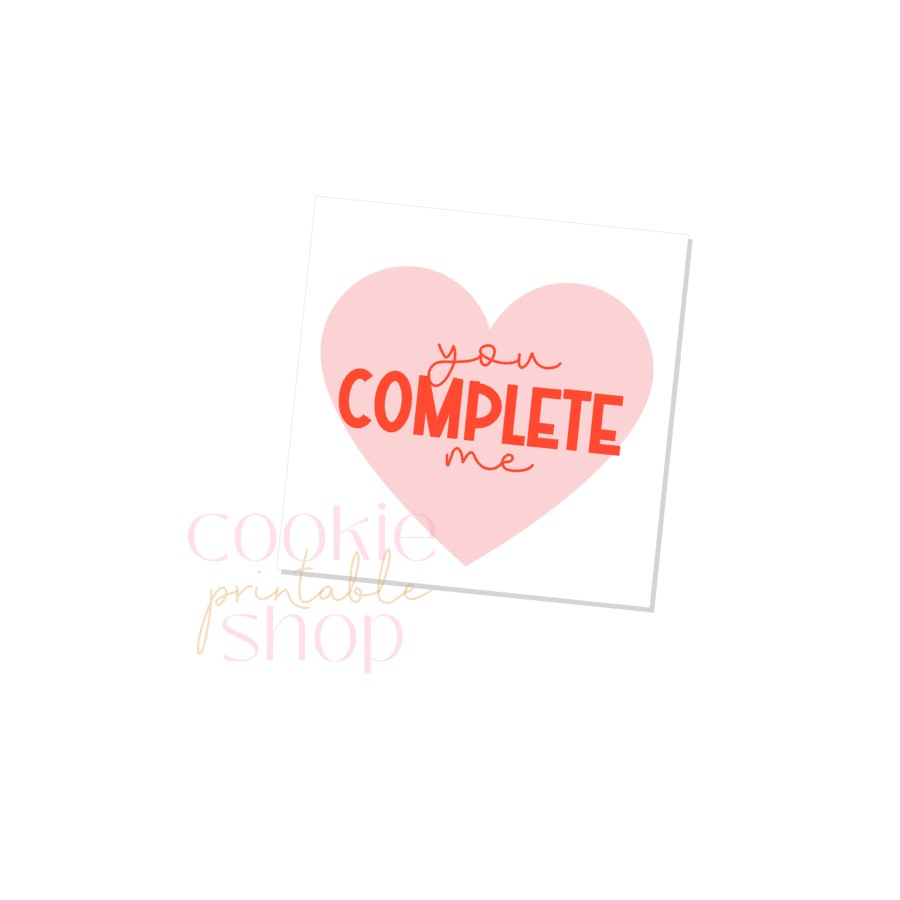 you complete me tag - digital download