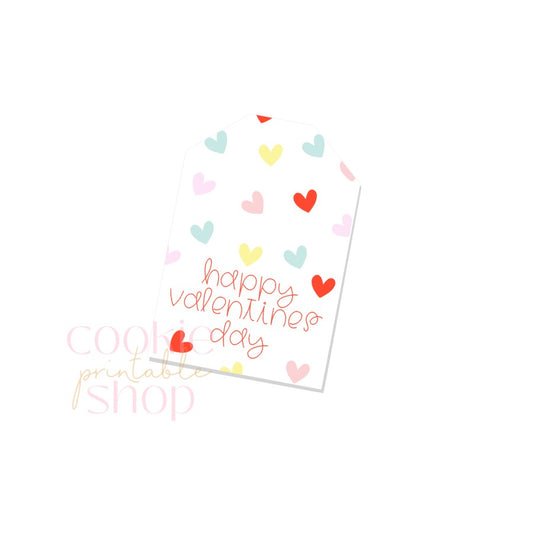happy valentines day tag - digital download