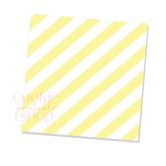 yellow stripe box backers - digital download