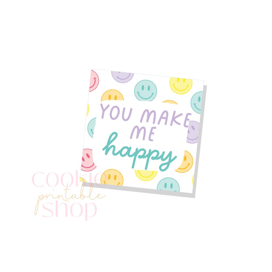 you make me happy tag - digital download